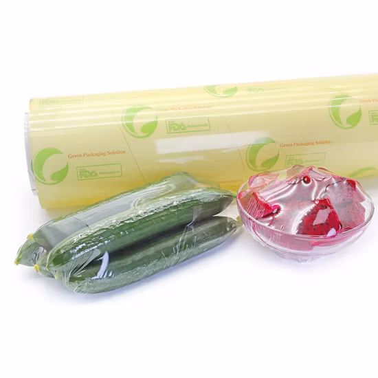 PVC Plastic Cling Film Customized with Logo Print